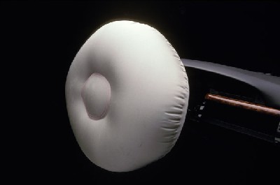 deployed airbag in laboratory situation-counterfeit airbag law enacted by Ohio 